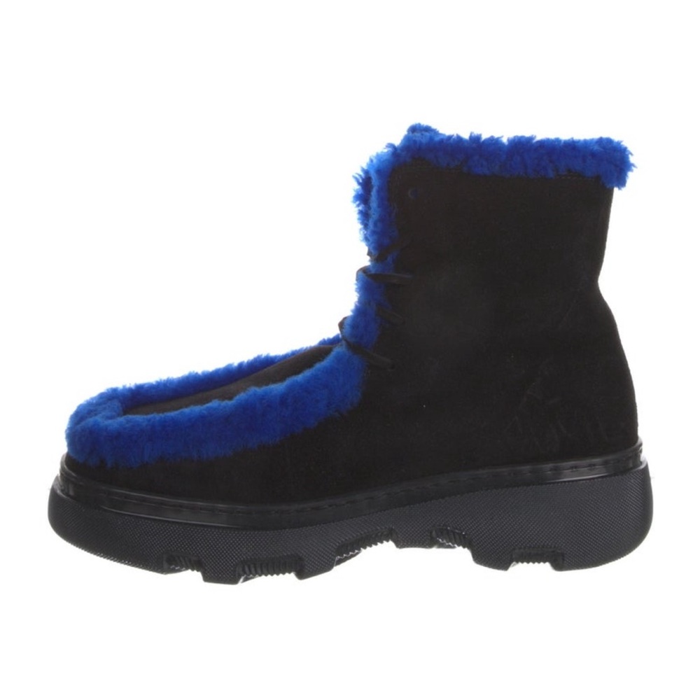 Burberry Suede Lug Boots